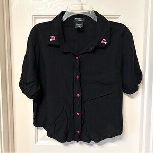 NWOT Thorn and Fable Mushroom Collar Shirt